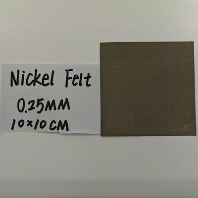 30-50% مسامية ألياف النيكل شعير 0.25mm سميكة AEM الماء الكتروليس الهيدروجين إنتاج