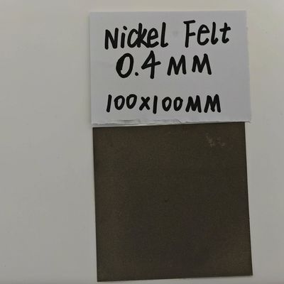الفيلت النيكل AEM 0.4mm مواد طبقة انتشار الغازات الفيلت الألياف المعدنية المسامية